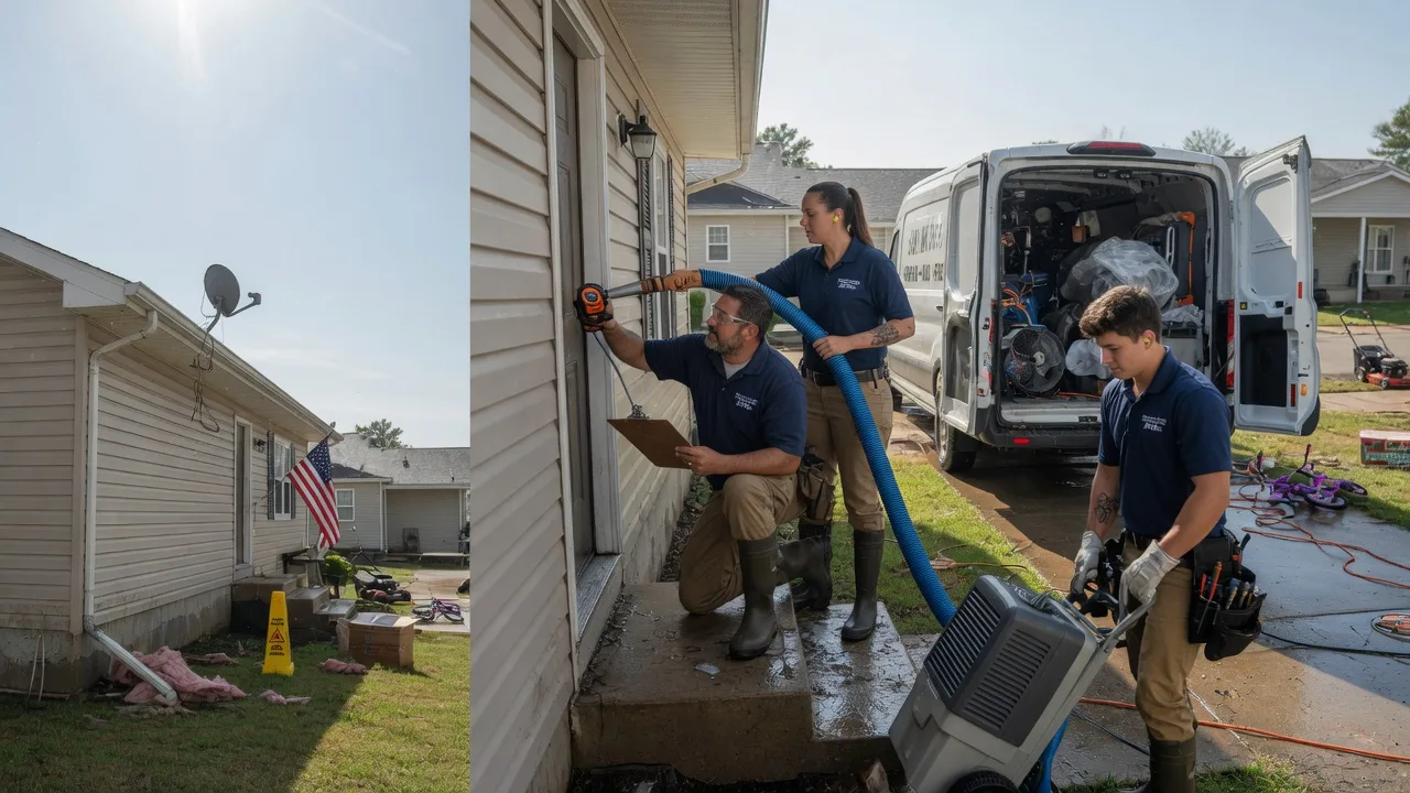 Ceiling Water Damage Restoration in Southmont, NC near me